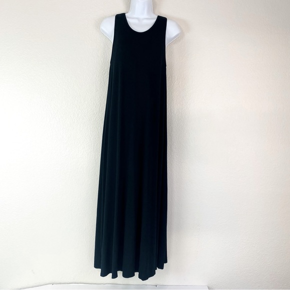 JuJu Intimates & Sleepwear Nwt Juju Jams Luxury Lounge Wear W Built In Bra Black Maxi Sleep